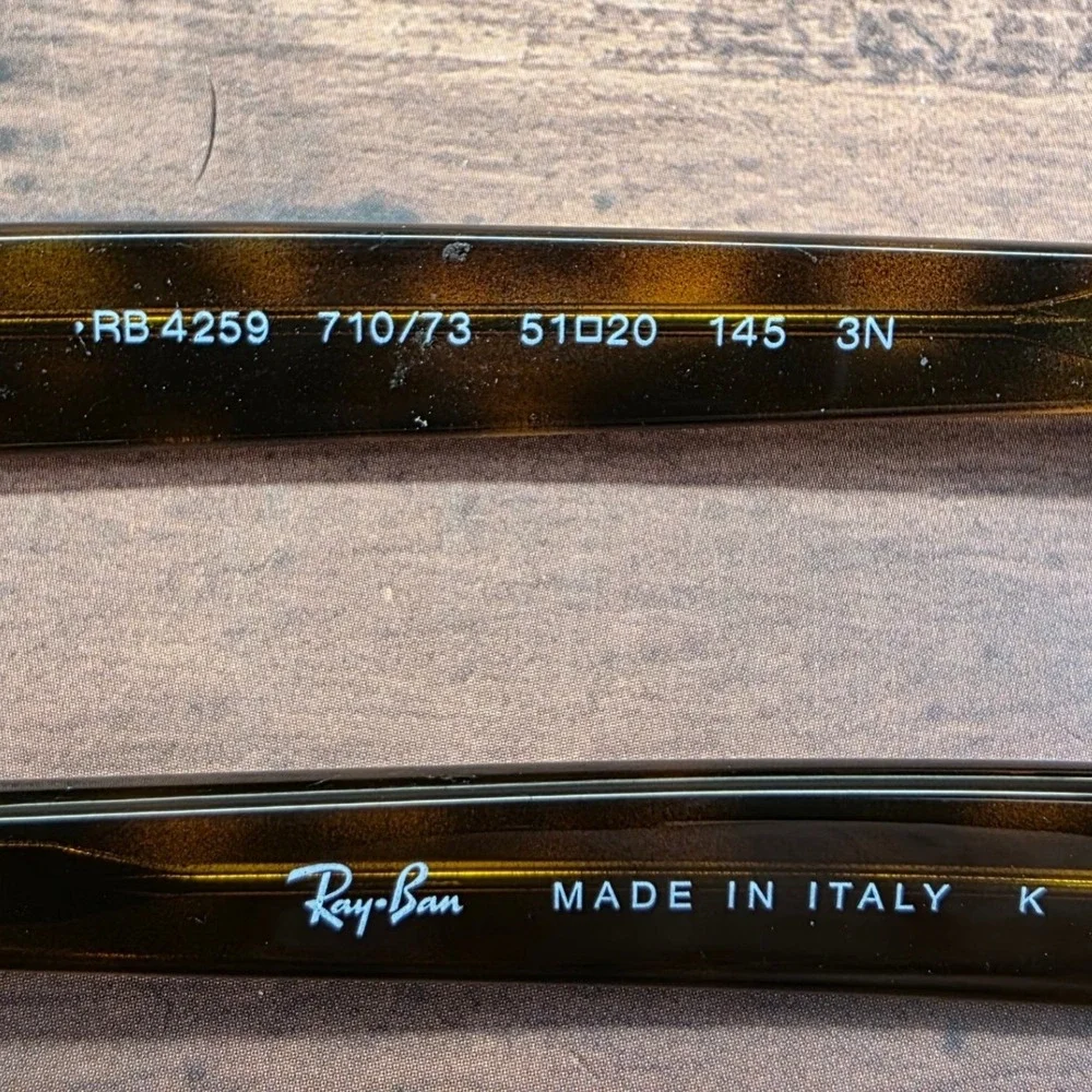 Ray-Ban RB4259 710/73 Replacement Temples‎ arms Havana Tortoise 51-20-145